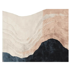 Triya Wavy Land Narrative Irregular Hand Tufted Carpet & Rug