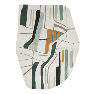 Warisha Muted Thought Irregular Hand Tufted Carpet & rug
