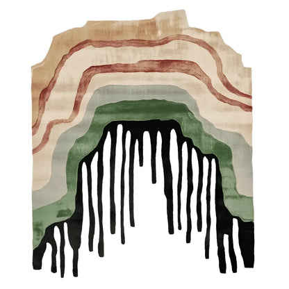 Quni Structure Collapse Irregular Hand Tufted Carpet & Rug