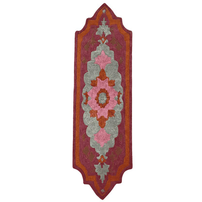 Sofy Red Blush Irregular Hand Tufted Carpet & Rug