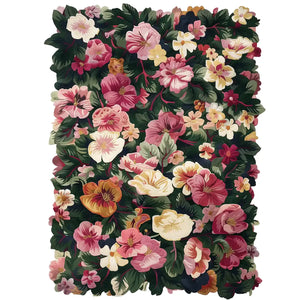 Risa Pastel Bloosom Irregular Hand Tufted Carpet & Rug