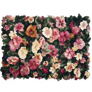 Risa Pastel Bloosom Irregular Hand Tufted Carpet & Rug