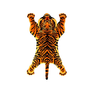 Roa Roaring Tiger Irregular Hand Tufted Carpet & Rug