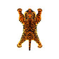 Roa Roaring Tiger Irregular Hand Tufted Carpet & Rug