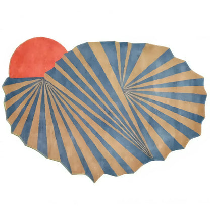 Strip Sunny Irregular Hand Tufted Carpret & Rug
