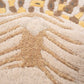 Beige Abstract Animal Irregular Rug