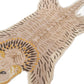 Beige Abstract Animal Irregular Rug