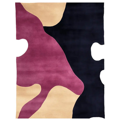 Usha Contour Line Irregular Hand Tufted Carpet & Rug