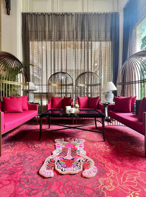 Chino Tiger Irregular Hand Tufted Carpet & Rug