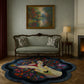 Disra Deer Paradise Irregular Hand Tufted Carpet & Rug