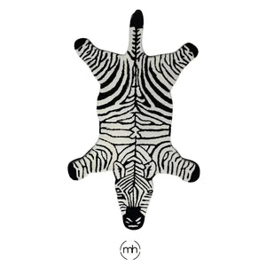 Zohra Zebra Irregular Hand Tufted Carpet & Rug