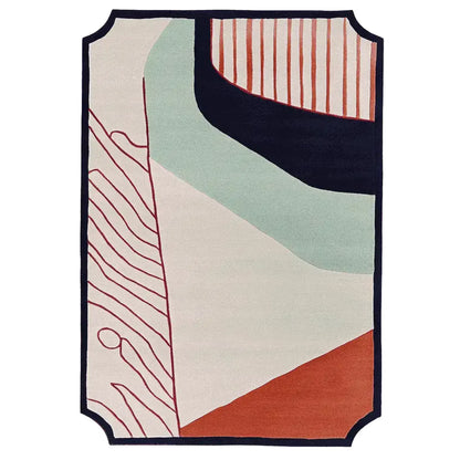 Arace Shape Irregular Hand Tufted Carpet & Rug