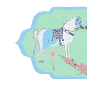Ushra Horse Irregular Hand Tufted Carpet & Rug