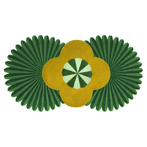 Diyra Daisy Irregular Hand Tufted Carpet & Rug