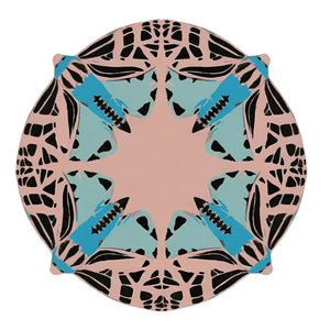 Shima Round Butterfly Irregular Hand Tufted Carpet & Rug