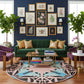 Shima Round Butterfly Irregular Hand Tufted Carpet & Rug