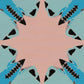 Shima Round Butterfly Irregular Hand Tufted Carpet & Rug
