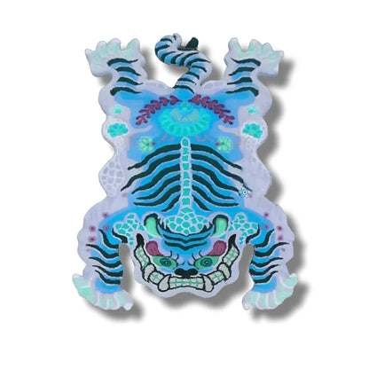 Chiro Tibetan Tiger Irregular Hand Tufted Carpet & Rug