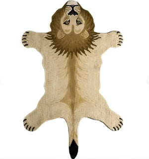 Wersa Lion Irregular Hand Tufted Carpet &  Rug