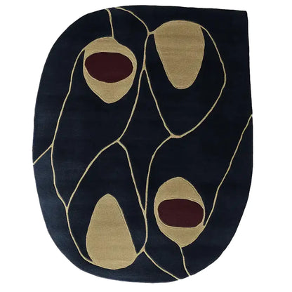Esha Concrete Line Irregular Hand Tufted Carpet & Rug