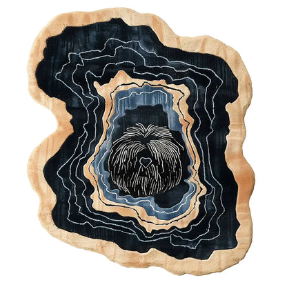 Teesa Unexpected  Pup Irregular Hand Tufted Carpet & Rug