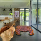Leera Leopard Irregular Hand Tufted Carpet & Rug