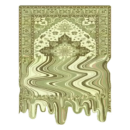 Leema Lime Green Irregular Hand Tufted Carpet & Rug