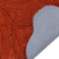 Terracotta Organic Vein Designer Rug