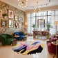 Aga Jagged Rhythm Irregular Hand Tufted Carpet & Rug