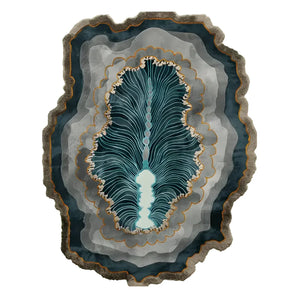 Jerya Crystal Irregular Hand Tufted Carpet & Rug