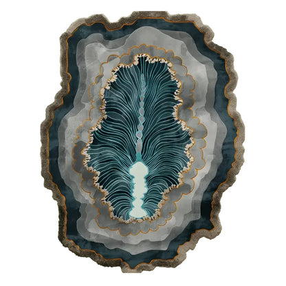 Jerya Crystal Irregular Hand Tufted Carpet & Rug