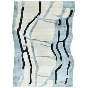 Eefa Drifting Irregular Hand Tufted Carpet & Rug