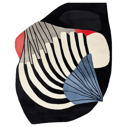 Reoa Dynamic Pulse Irregular Hand Tiufted Carpet & Rug