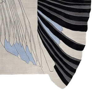 Otero Retro Wave Irreglar Hand Tufted Carpet & Rug