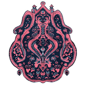 Midda Midnight Irregular Hand Tufted Carpet & Rug