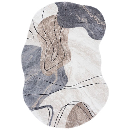Orren Contour Irregular Hand Tufted Carpet & Rug