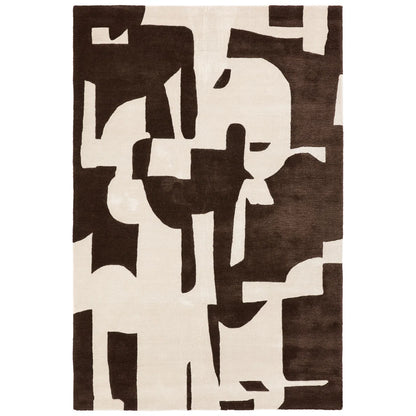 Overa Brown Irregular Hand Tufted Carpet & Rug