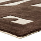 Overa Brown Irregular Hand Tufted Carpet & Rug