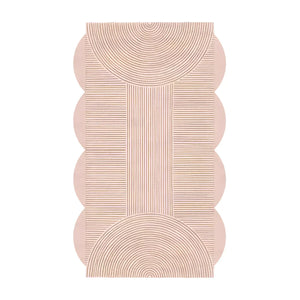 Maya Scallpo Geometric Irregular Hand Tufted Carpet & Rug