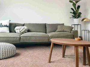 Maya Scallpo Geometric Irregular Hand Tufted Carpet & Rug