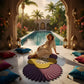 Mesha Daisy  Pelletes I rregular Hand Tufted  Carpet & Rug