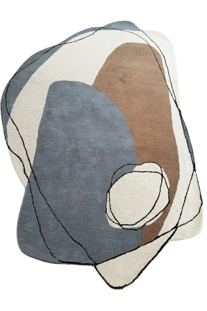 Mira Irregular Hand Tufted Carpet & Rug