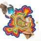Aria Multi color Irregular Hand Tufted Carpet & Rug