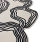 Ivory Agate Pattern Designer Rug