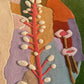 Multicolor Botanical Abstract Designer Rug