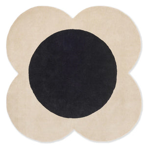 Noir Bloom Minimalist Designer Rug