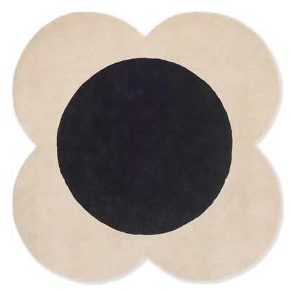 Noir Bloom Minimalist Designer Rug