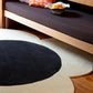 Noir Bloom Minimalist Designer Rug