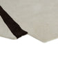 Noir Contour Minimal Irregular Shape Rug