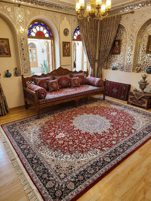 Ardan Red  Iranian Rug